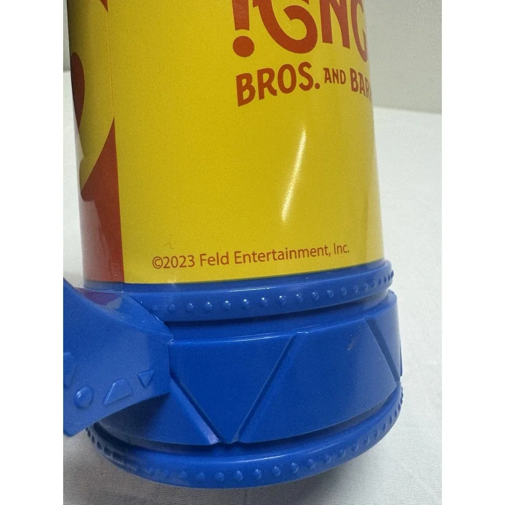 2023 Ringling Bros & Barnum + Bailey Circus  Souvenir Cup  Mug Plastic Blue